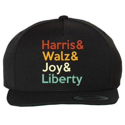 Harris Walz Joy Liberty Harris Waltz 2024 Wool Snapback Cap