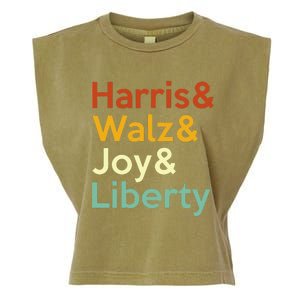 Harris Walz Joy Liberty Harris Waltz 2024 Garment-Dyed Women's Muscle Tee