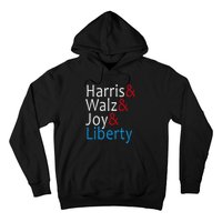 Harris Walz Joy Liberty Vote Kamala Harris President Hoodie