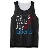 Harris Walz Joy Liberty Vote Kamala Harris President Mesh Reversible Basketball Jersey Tank