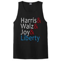 Harris Walz Joy Liberty Vote Kamala Harris President PosiCharge Competitor Tank