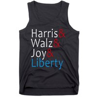 Harris Walz Joy Liberty Vote Kamala Harris President Tank Top