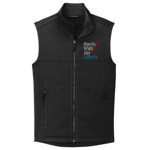 Harris Walz Joy Liberty Vote Kamala Harris President Collective Smooth Fleece Vest