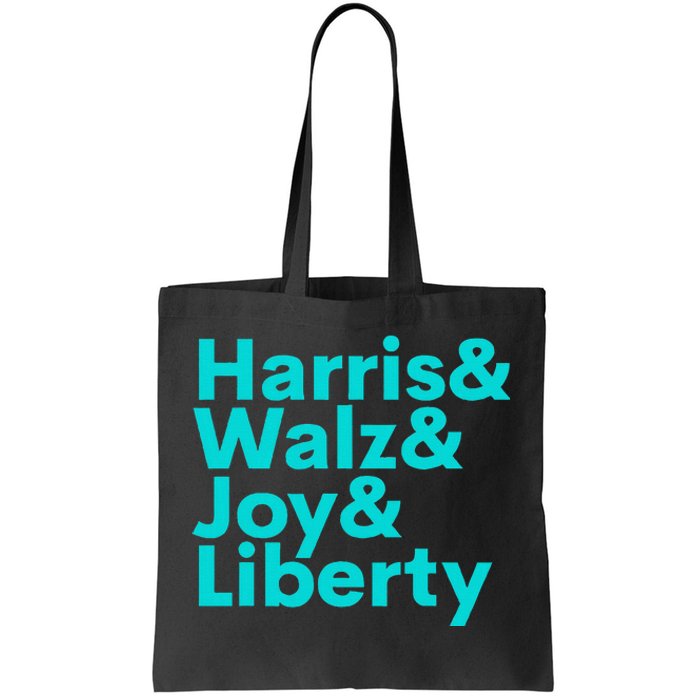 Harris Walz Joy Liberty Harris Walz Waltz 2024 Tote Bag