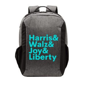 Harris Walz Joy Liberty Harris Walz Waltz 2024 Vector Backpack