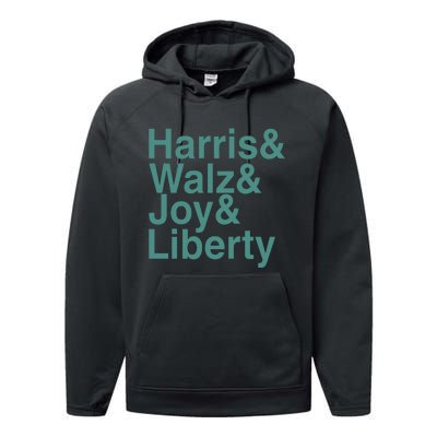 ‪Harris & Walz & Joy & Liberty Performance Fleece Hoodie