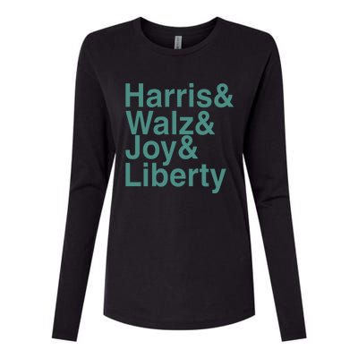 ‪Harris & Walz & Joy & Liberty Womens Cotton Relaxed Long Sleeve T-Shirt