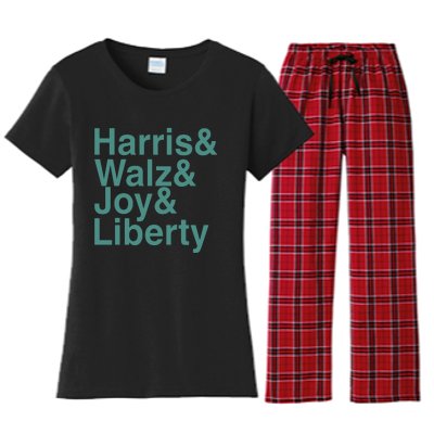 ‪Harris & Walz & Joy & Liberty Women's Flannel Pajama Set