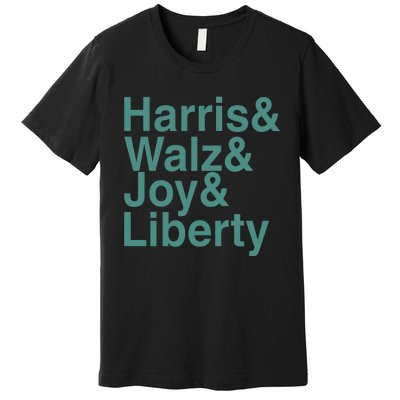 ‪Harris & Walz & Joy & Liberty Premium T-Shirt