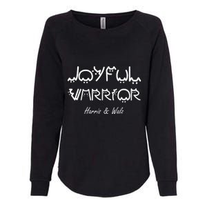 Harris Waltz Joyful Warrior Kamala Harris Tim Walz President Womens California Wash Sweatshirt