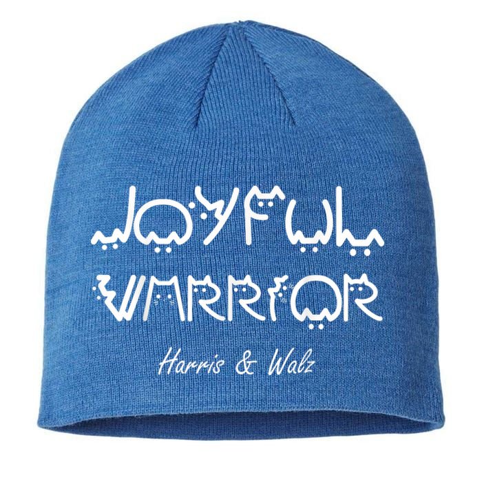 Harris Waltz Joyful Warrior Kamala Harris Tim Walz President Sustainable Beanie