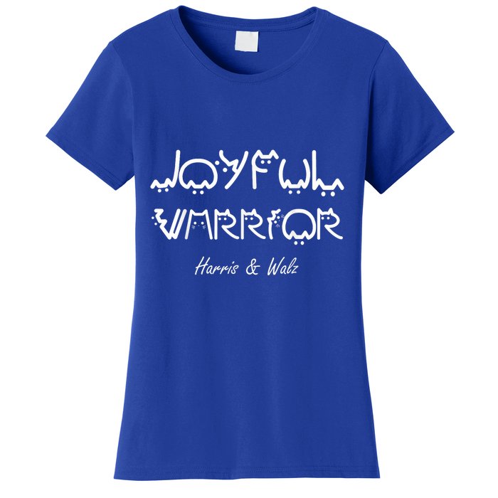 Harris Waltz Joyful Warrior Kamala Harris Tim Walz President Women's T-Shirt