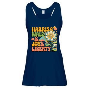 Harris Walz Joy Liberty Election Day Ladies Essential Flowy Tank