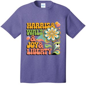 Harris Walz Joy Liberty Election Day T-Shirt