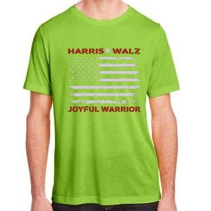 Harris Waltz Joyful Warrior Kamala Harris Tim Walz President Adult ChromaSoft Performance T-Shirt