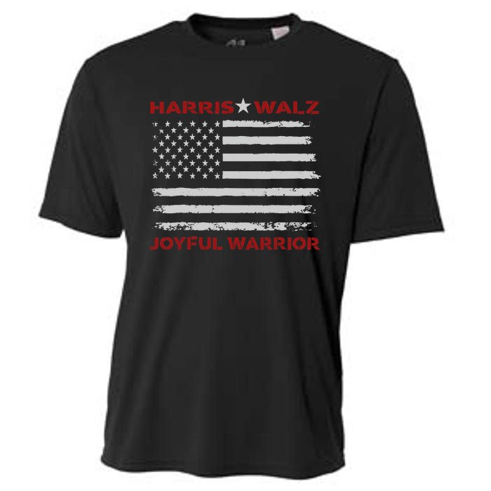 Harris Waltz Joyful Warrior Kamala Harris Tim Walz President Cooling Performance Crew T-Shirt