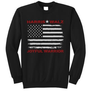 Harris Waltz Joyful Warrior Kamala Harris Tim Walz President Sweatshirt