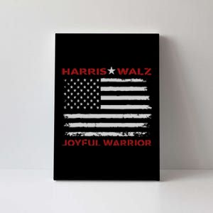 Harris Waltz Joyful Warrior Kamala Harris Tim Walz President Canvas