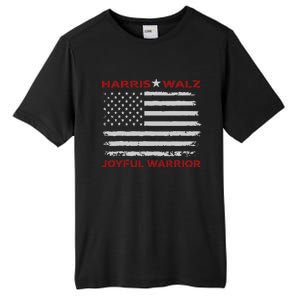 Harris Waltz Joyful Warrior Kamala Harris Tim Walz President Tall Fusion ChromaSoft Performance T-Shirt