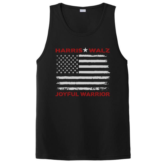 Harris Waltz Joyful Warrior Kamala Harris Tim Walz President PosiCharge Competitor Tank