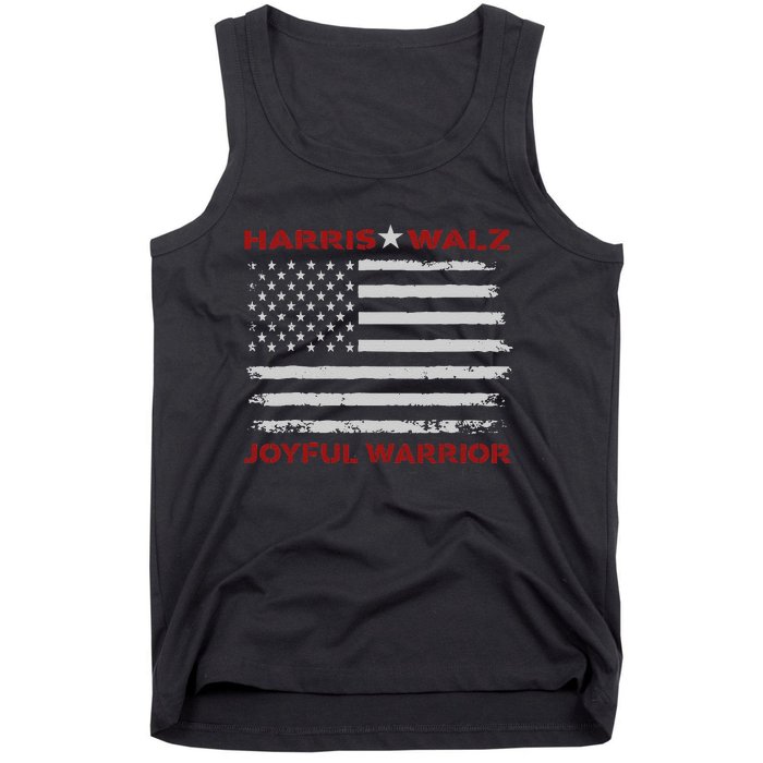 Harris Waltz Joyful Warrior Kamala Harris Tim Walz President Tank Top