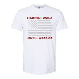 Harris Waltz Joyful Warrior Kamala Harris Tim Walz President Softstyle CVC T-Shirt