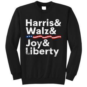 Harris Walz Joy Liberty Harris Walz Waltz 2024 Retro Sweatshirt