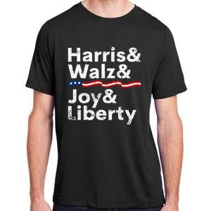 Harris Walz Joy Liberty Harris Walz Waltz 2024 Retro Adult ChromaSoft Performance T-Shirt