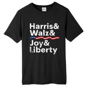 Harris Walz Joy Liberty Harris Walz Waltz 2024 Retro Tall Fusion ChromaSoft Performance T-Shirt