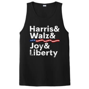 Harris Walz Joy Liberty Harris Walz Waltz 2024 Retro PosiCharge Competitor Tank