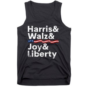 Harris Walz Joy Liberty Harris Walz Waltz 2024 Retro Tank Top