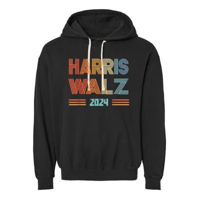 Harris Waltz Kamala Harris Walz 2024 Vp President 47th Tim Garment-Dyed Fleece Hoodie