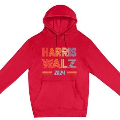 Harris Waltz Kamala Harris Walz 2024 Vp President 47th Tim Premium Pullover Hoodie