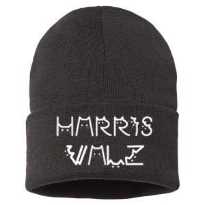 Harris Walz Kamala Tim Democratic Vp President Sustainable Knit Beanie