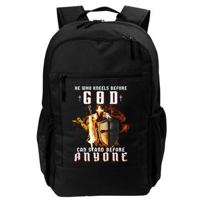 He Who Kneels Before God Can Stand Before Anyone Backpack