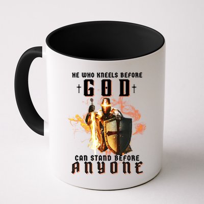 He Who Kneels Before God Can Stand Before Anyone Mug