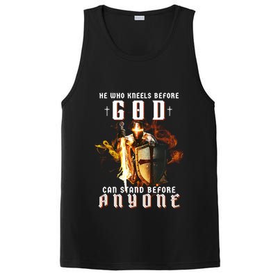 He Who Kneels Before God Can Stand Before Anyone PosiCharge Competitor Tank
