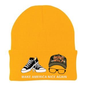 Harris Walz Kamal Make America Nice Again Kamala Rally Knit Cap Winter Beanie