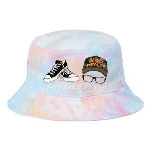 Harris Walz Kamal Make America Nice Again Kamala Rally Tie Dye Newport Bucket Hat