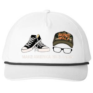 Harris Walz Kamal Make America Nice Again Kamala Rally Snapback Five-Panel Rope Hat