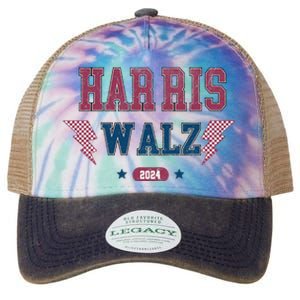 Harris Walz Kamala Harris Tim Walz Election 2024 Legacy Tie Dye Trucker Hat