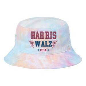 Harris Walz Kamala Harris Tim Walz Election 2024 Tie Dye Newport Bucket Hat