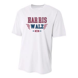 Harris Walz Kamala Harris Tim Walz Election 2024 Youth Performance Sprint T-Shirt