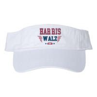 Harris Walz Kamala Harris Tim Walz Election 2024 Valucap Bio-Washed Visor