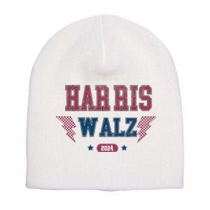 Harris Walz Kamala Harris Tim Walz Election 2024 Short Acrylic Beanie