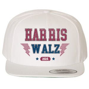 Harris Walz Kamala Harris Tim Walz Election 2024 Wool Snapback Cap