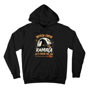 Halloween Witch Kamala Harris Witch Crew For Kamala 2024 Hoodie