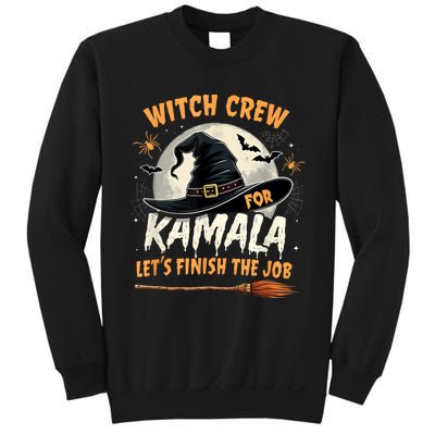 Halloween Witch Kamala Harris Witch Crew For Kamala 2024 Sweatshirt