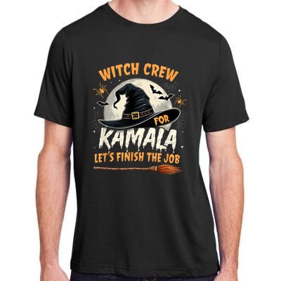 Halloween Witch Kamala Harris Witch Crew For Kamala 2024 Adult ChromaSoft Performance T-Shirt