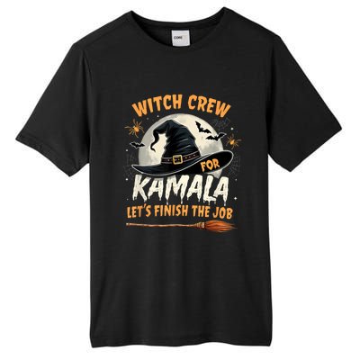 Halloween Witch Kamala Harris Witch Crew For Kamala 2024 Tall Fusion ChromaSoft Performance T-Shirt